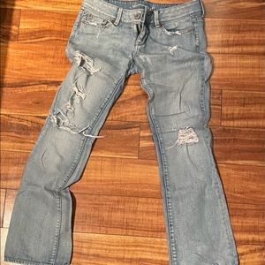 Size 4 Vintage Ripped A+E Bellbottom Flare Jeans